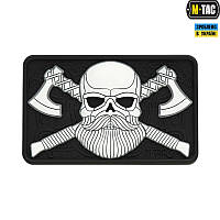 Армейский Патч шеврон M-TAC «Викинги» BEARDED SKULL 3D PVC для военных ВСУ