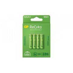 Акумулятори GP Recyko 1000 Series AAA/HR03 NI-MH 950mAh BL 4 шт