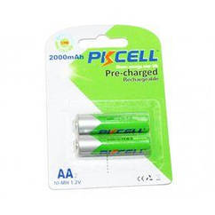 Акумулятор PKCELL Ni-MH AA/HR06 2000 mAh BL 2 шт (PC/AA2000-2BA/09327)