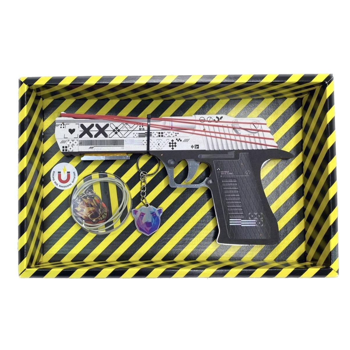 Гумкостріл "DESERT EAGLE STREAM" із STANDOFF 2, дерев'яний іграшковий пістолет, фото 1