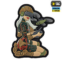 M-Tac Шеврон нашивка « Татуированная девушка воительница » Оператор Дрона БПлА Fpv пвх для военных