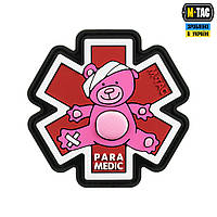 M-tac Гумовий шеврон патч «Ведмідь Парамедик» Paramedic TacMed
