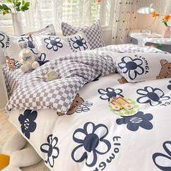 Комплект дитячої постільної білизни Soho 1.5 мх2м Teddy bear with daisies