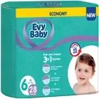 Подгузники детские одноразовые гигиенические Evy Baby 6 XL 16+ кг 28шт