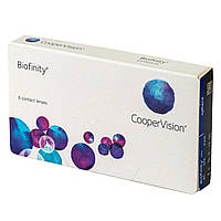 Линзы Cooper Vision Biofinity Биофинити 6 шт -0.75