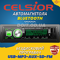 Авто Магнітола Celsior Бездисковий Магнітофон у Машину Bluetooth MP3 SD USB FM Програвач