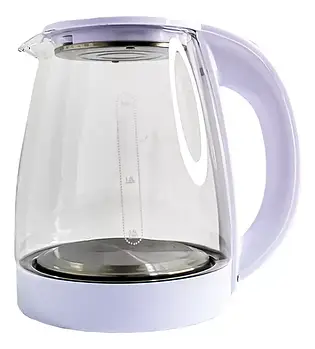 Електричний скляний чайник на 2 л на 2200Вт RAF R.7840 Електричний чайник на кухню