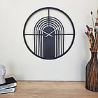 Настінний годинник Glozis Arch Black (B-038)