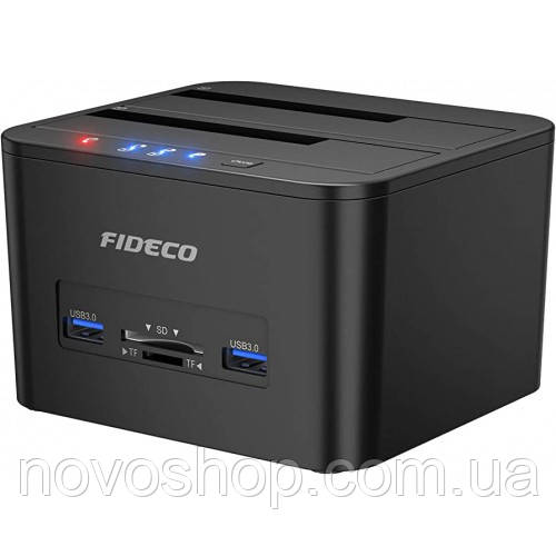 Fideco YPZ04-S2HC - 2.5 / 3.5 HDD SSD Док-станція для Копіювання Клонування, фото 1