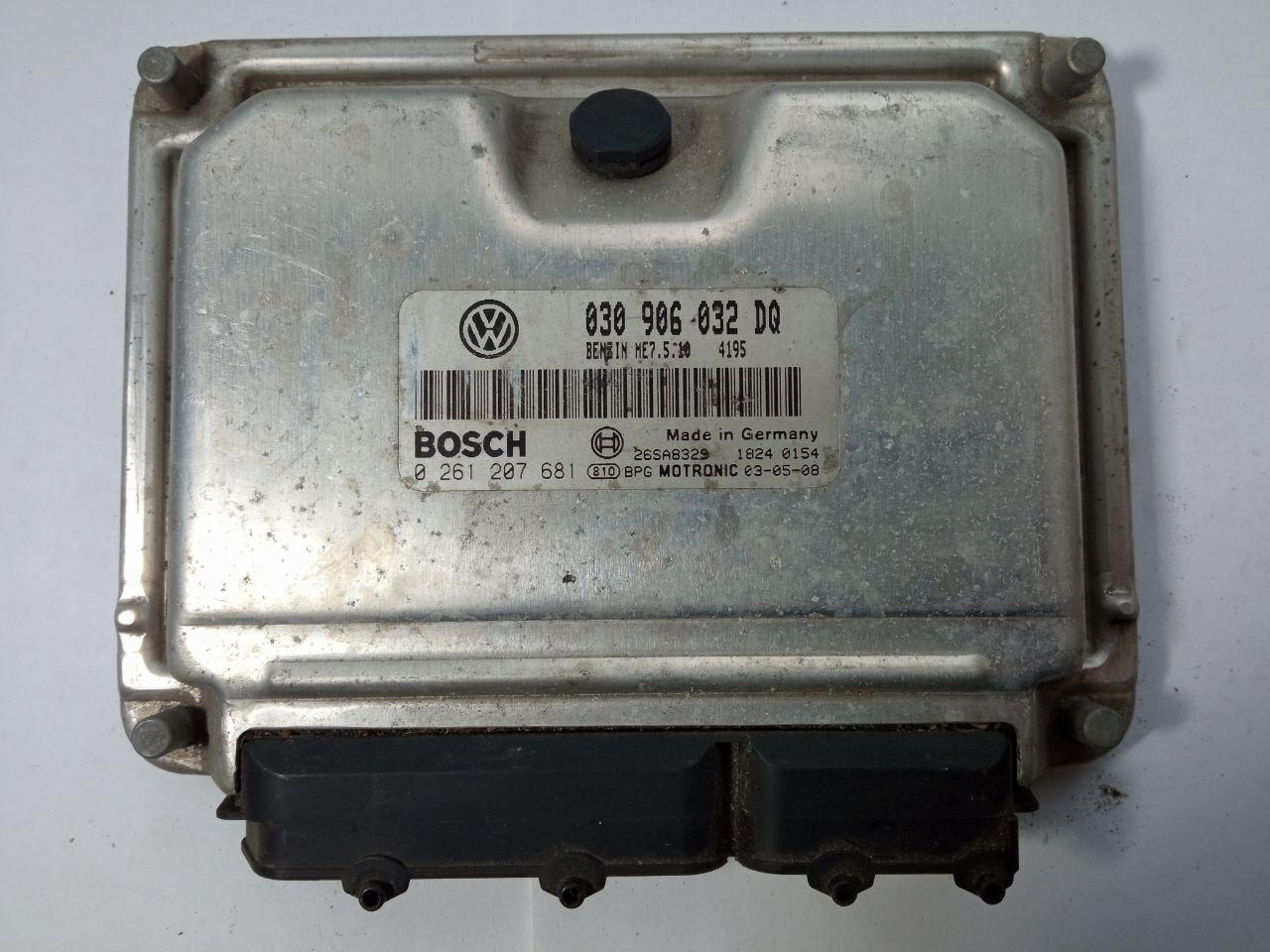 Електронний блок керування Volkswagen Lupo 0261207681 Bosch 0 261 207 681 / 030906032DQ