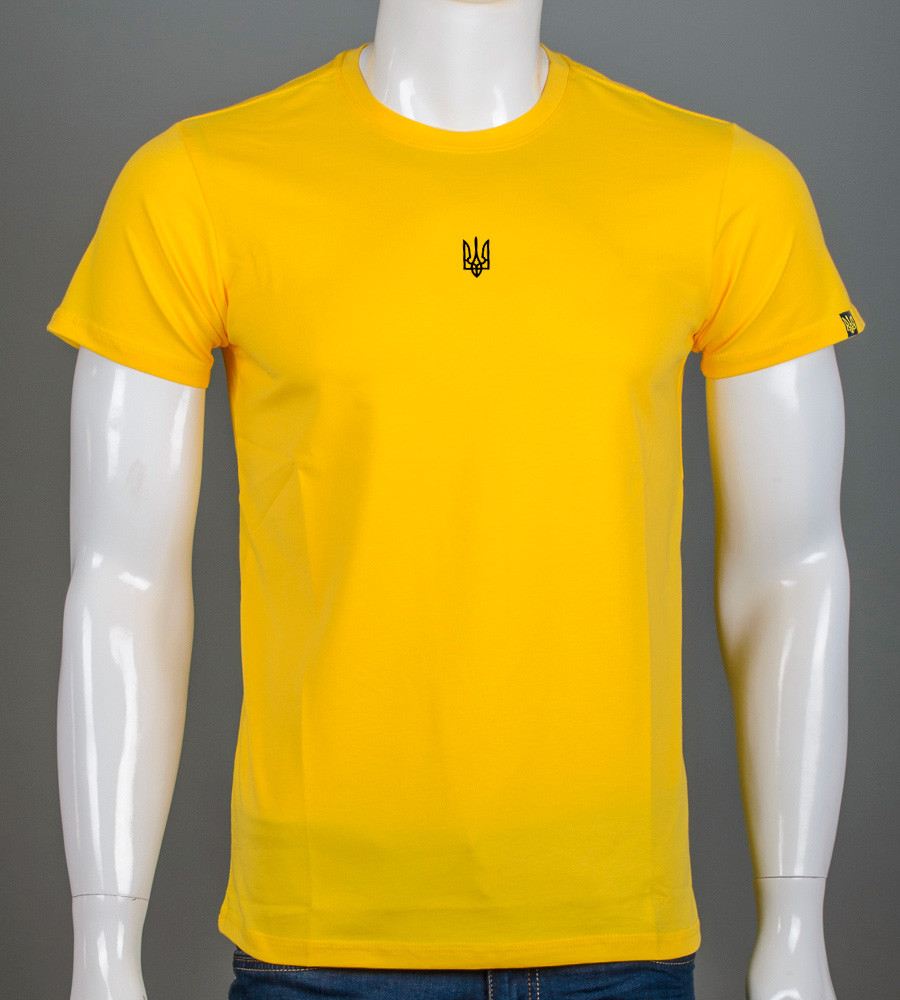 Футболка чоловіча Тризуб 2401м (Уп.4шт M-XXL), Жовтий