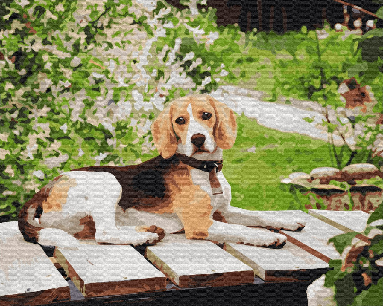 Картини за номерами "Довгий сухий друг" розмальовки за цифрами.40*50 см.Україна, фото 1