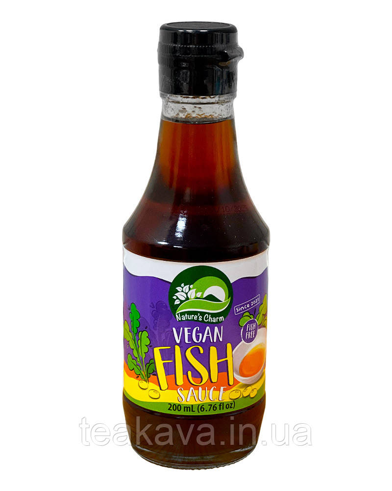 Соус рыбный веганский Nature's Charm Vegan Fish Sause, 200 мл ...