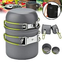 Набор посуды для туристов и походов Cooking Set DS-101 2 предмета (5821)