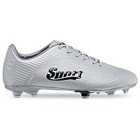 Бутсы футбольная обувь SPORT SG-301041-4 SILVER/BLACK/WHITE размер 40-45 (верх-PU, подошва-термополиуретан