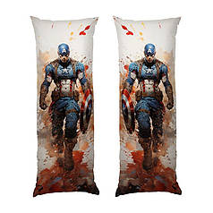 Дакімакура подушка-обіймашка «Капітан Америка. Ескіз. Captain America. Sketch style»