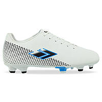 Бутси футбольне взуття DIFFERENT SPORT SG-600642-3 WHITE/BLACK/SKYBLUE розмір 35-39 (верх-PU,