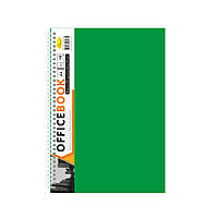 Блокнот А4 Б-БП4-40, 40 аркушів, пружина збоку (Зелений)