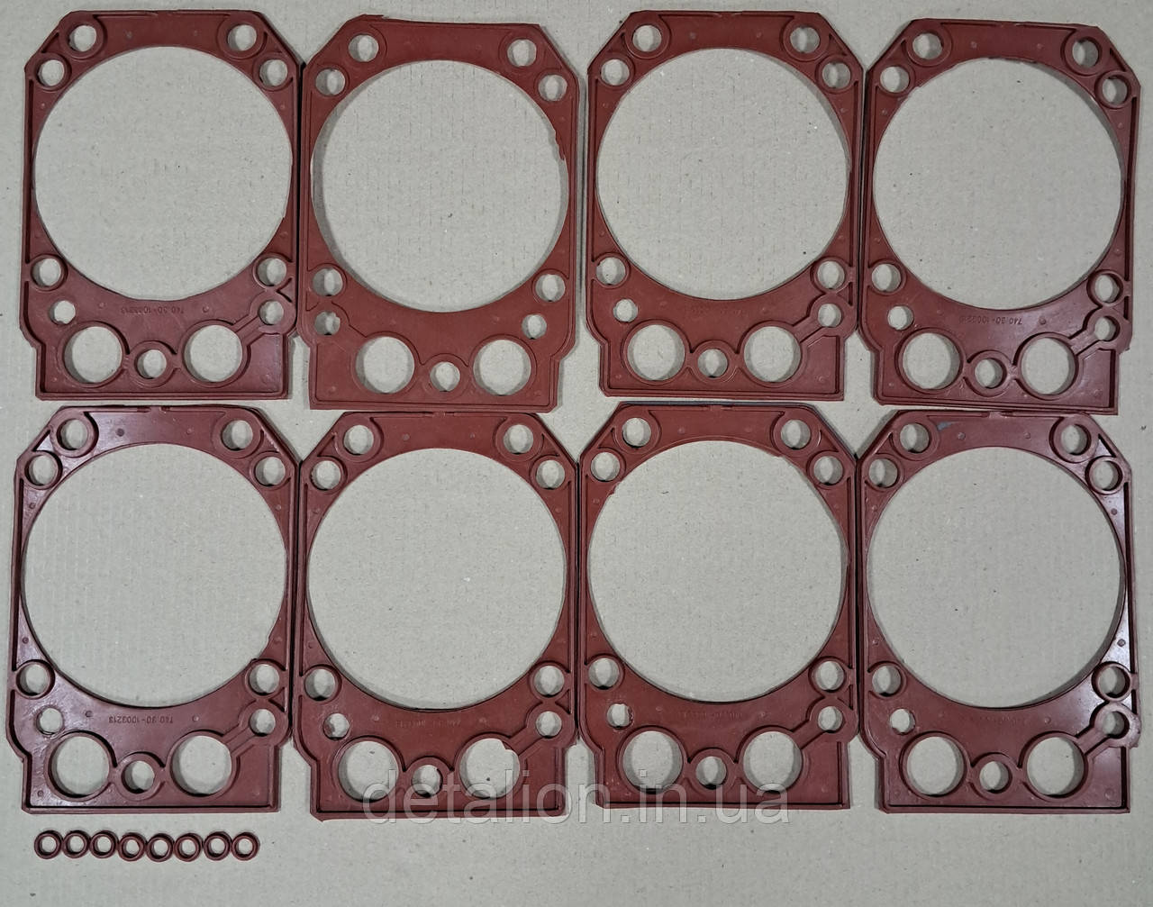 Ремкомплект прокл. головки блока КАМАЗ ЄВРО арамірів. червона (2 найм.)  (740.30-1003213) 2510981203, фото 1