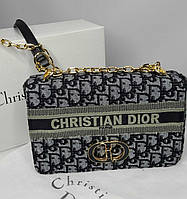Модная женская сумка багет Dior lady Женская сумочка кросс боди кожзам, Женские сумочки через плечо клатчи
