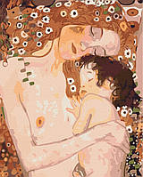 Картины по номерам "Мама и младенец. Густав Климт" раскраски по цифрам. 40*50 см.Украина