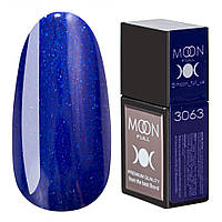 Цветная база MOON FULL Amazing Color Base №3063 синий с мелким шиммером 12 мл