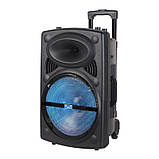 Професійна акустична система XPRO NDR-12 караоке Bluetooth мікрофон RGB пульт (MER-15678_3136), фото 8