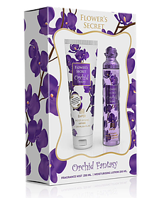 Подарунковий набір Emper Flower`S Secret ORCHID FANTASY (спрей для тіла 250мл+лосьйон 250мл)