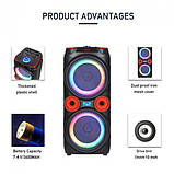 Акустична система XPRO GZ-X910 10'x2 30W AUX USB TF мікрофон (MER-15723_3554), фото 3