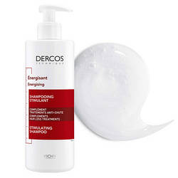Тонізуючий шампунь від випадіння волосся з аминексилом Vichy Dercos Energising Shampoo
