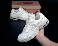 Женские кроссовки New Balance 2002R Protection Pack Sea Salt Cream (кремовые) демисезонные повседневные Y14205