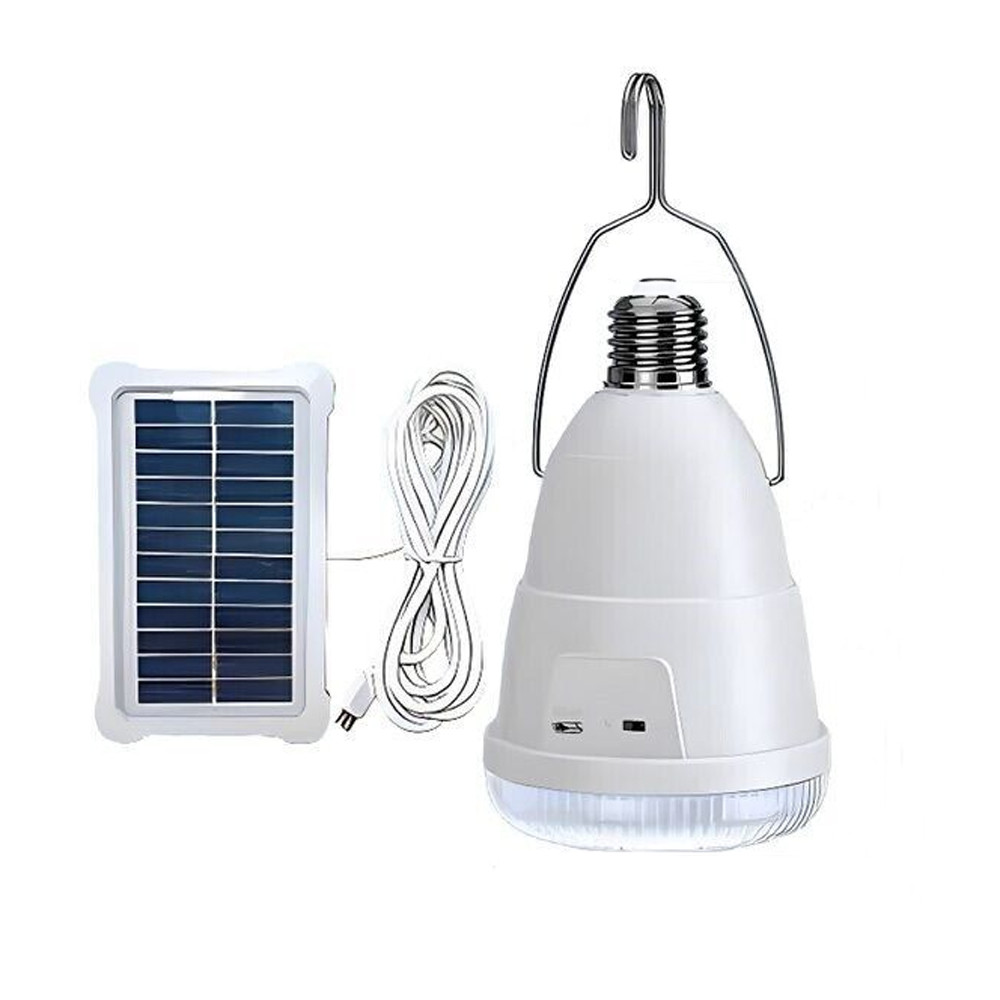 Лампа світлодіодна на гачку та акумуляторі 28В Bailong Solar AP-3631 Світильник із сонячною панеллю, фото 1