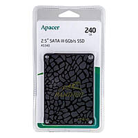 SSD Диск Apacer AS340 240GB 2.5" 7mm SATAIII Standart (AP240GAS340G-1) Характеристика Черный