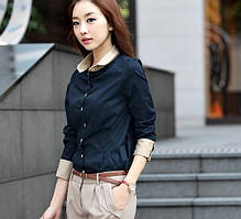 Жіноча сорочка з довгим рукавом