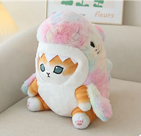 Мягкая игрушка Котик Акула Аниме/ Anime Cat Mofusand Plush Toy 20 см