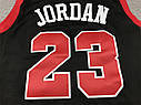 Чорна баскетбольна майка джерсі Джордан Nike 23 Jordan команда Chicago Bulls 2023-2024, фото 3