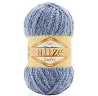 Пряжа Alize Softy, Ализе Софти № 374, джинсовый