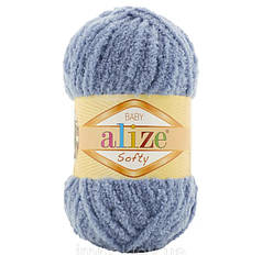 Пряжа Alize Softy, Алізе Софті № 374, джинсовий