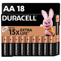 Батарейка Duracell AA лужні 18 шт. в упаковці (5000394107519 / 5006192) d