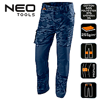 Брюки рабочие CAMO Navy, размер M/50, Neo Tools (81-223-M)