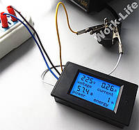 Измеритель Напряжения,Тока,Ваттметр, PeaceFair PZEM-021 LCD AC220V/20А