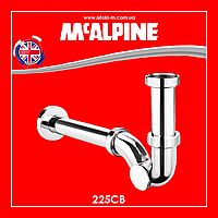 Сифон для биде трубный без слива хромированный 225CB McALPINE