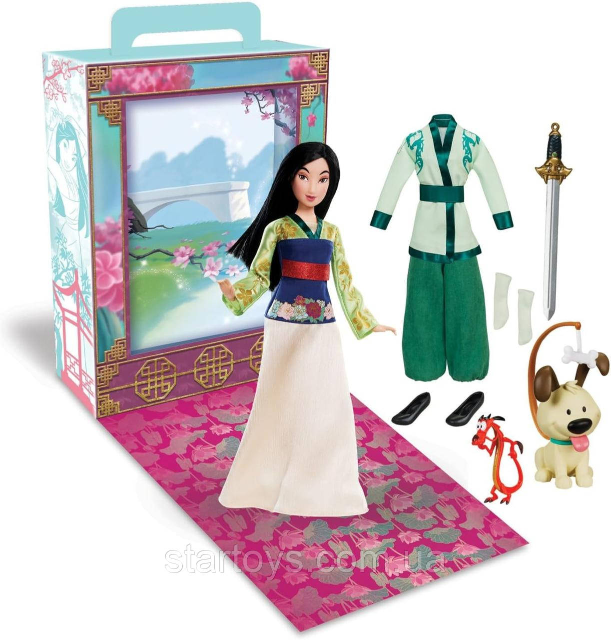 Набір з лялькою Mulan Story з магазину Disney Store, Принцеса Мулан Новинка 2023