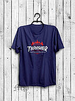 Летняя хлопковая футболка мужская (Трешер) Thrasher