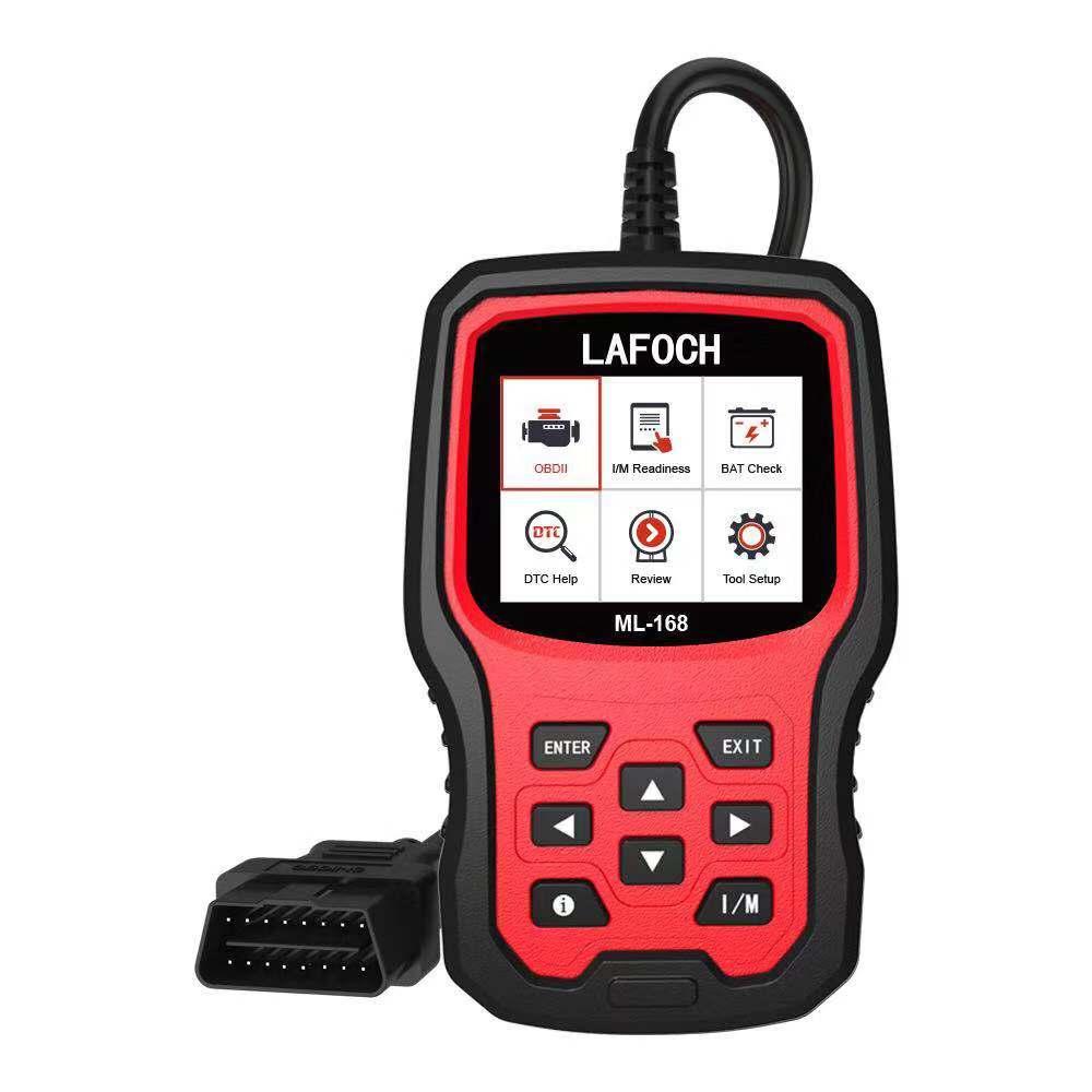 Сканер OBD бортова діагностика LAFOCH ML-168 OBD2 діагностичний сканер для авто мультімарочний - фото 2 - id-p2059550857