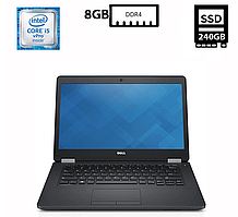 Ноутбук Dell Latitude E5470/14”IPS(1920x1080)/Intel Core i3-6100U 2.30GHz/8GB DDR4/SSD 240GB/Intel HD Graphics