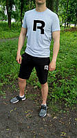 Летний комплект 2 в 1 футболка и шорты мужской (Рибок) Reebok