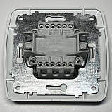 Вимикач EL-BI ZIRVE Fixline білий 3кл, фото 5