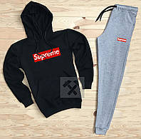 Мужской спортивный костюм худи и штаны (Суприм) Supreme