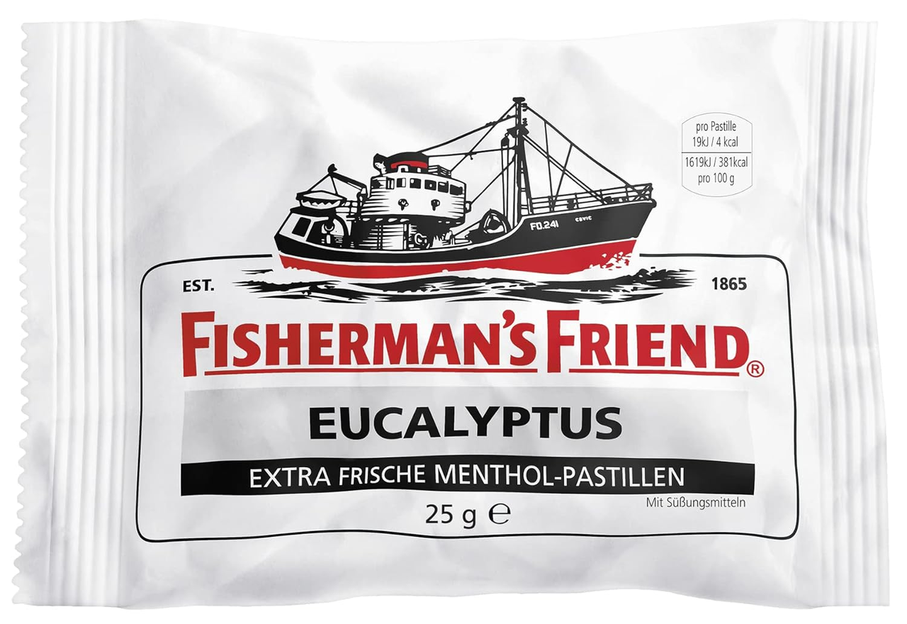 Леденцы Fisherman's Friend Eucalyptus 25g - фото 1 - id-p2059557795